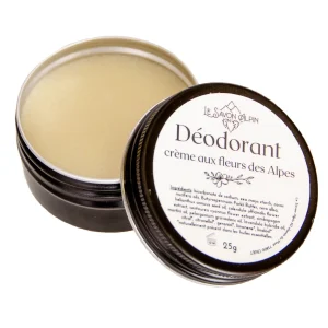 Déodorant naturel – Parfum Fleurs de Savoie – Fabriqué en France – 25 ml – Le Savon Alpin
