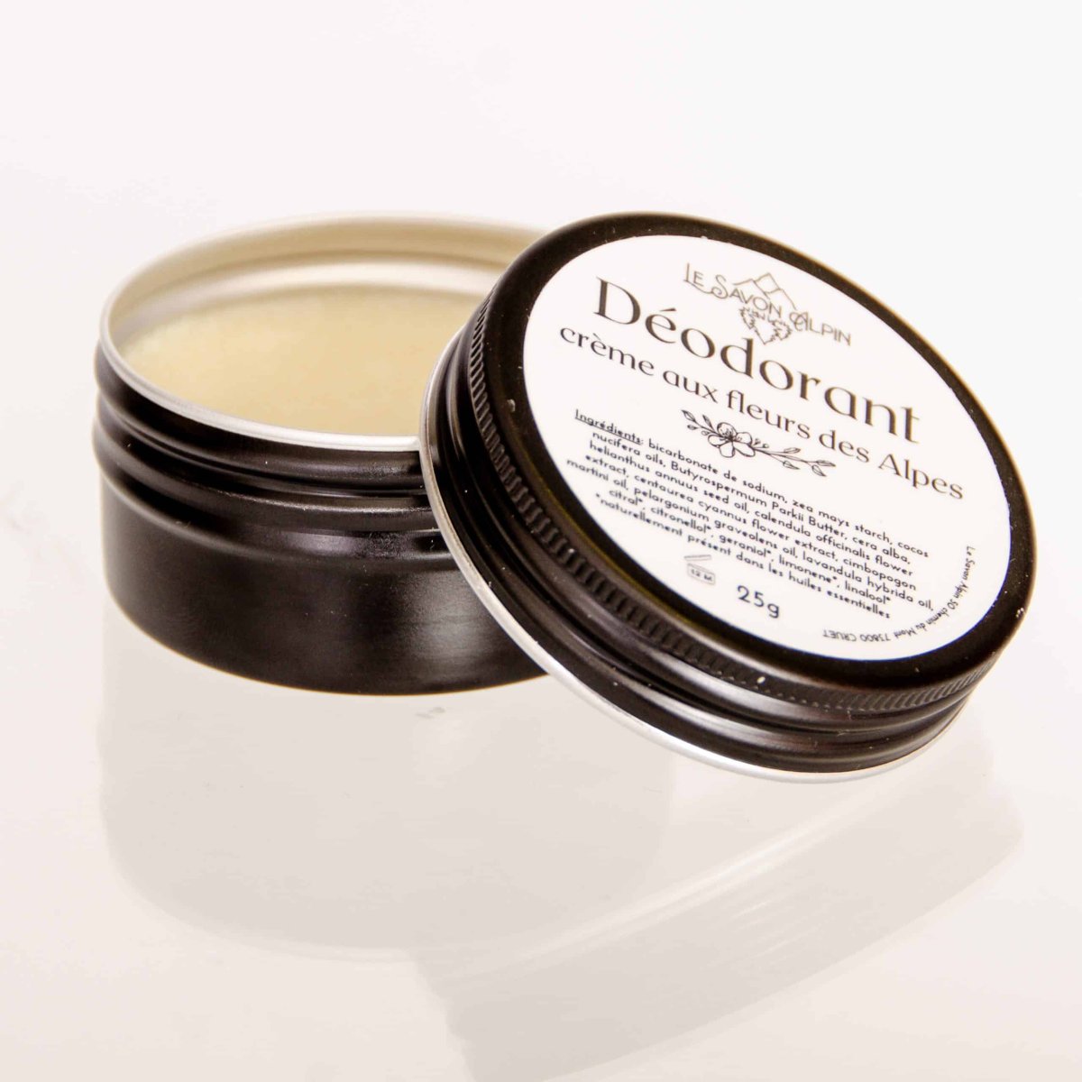 Déodorant naturel – Parfum Fleurs de Savoie – Fabriqué en France – 25 ml – Le Savon Alpin – Image 4
