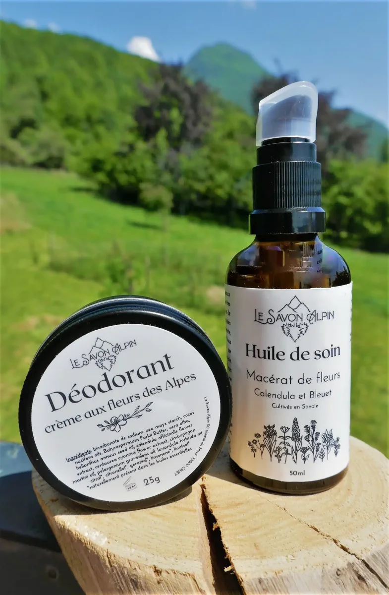 Déodorant naturel – Parfum Fleurs de Savoie – Fabriqué en France – 25 ml – Le Savon Alpin – Image 7