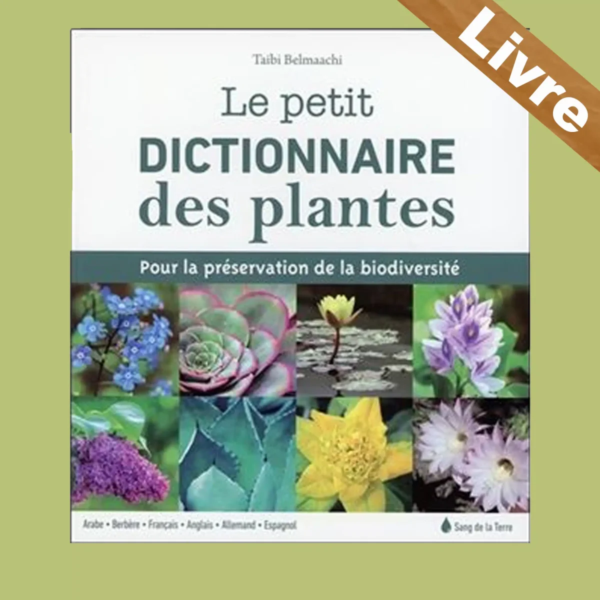 Le petit dictionnaire des plantes – Préservation biodiversité – Livre T Belmaachi – Sang de la Terre
