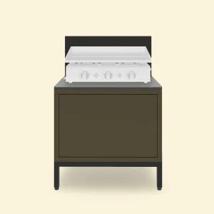 Meuble pour plancha de cuisine extérieure PILOTIS